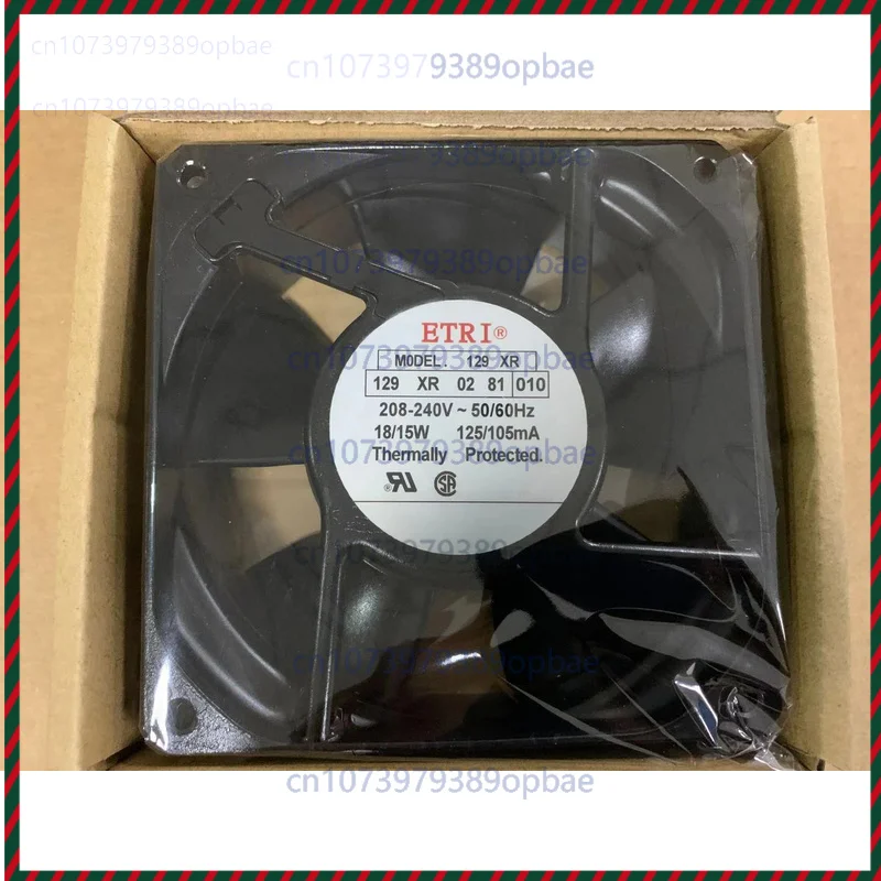 

For ETRI 129XR0281010 208-240V 0.10-0.12A 120*120*38mm cooling fan