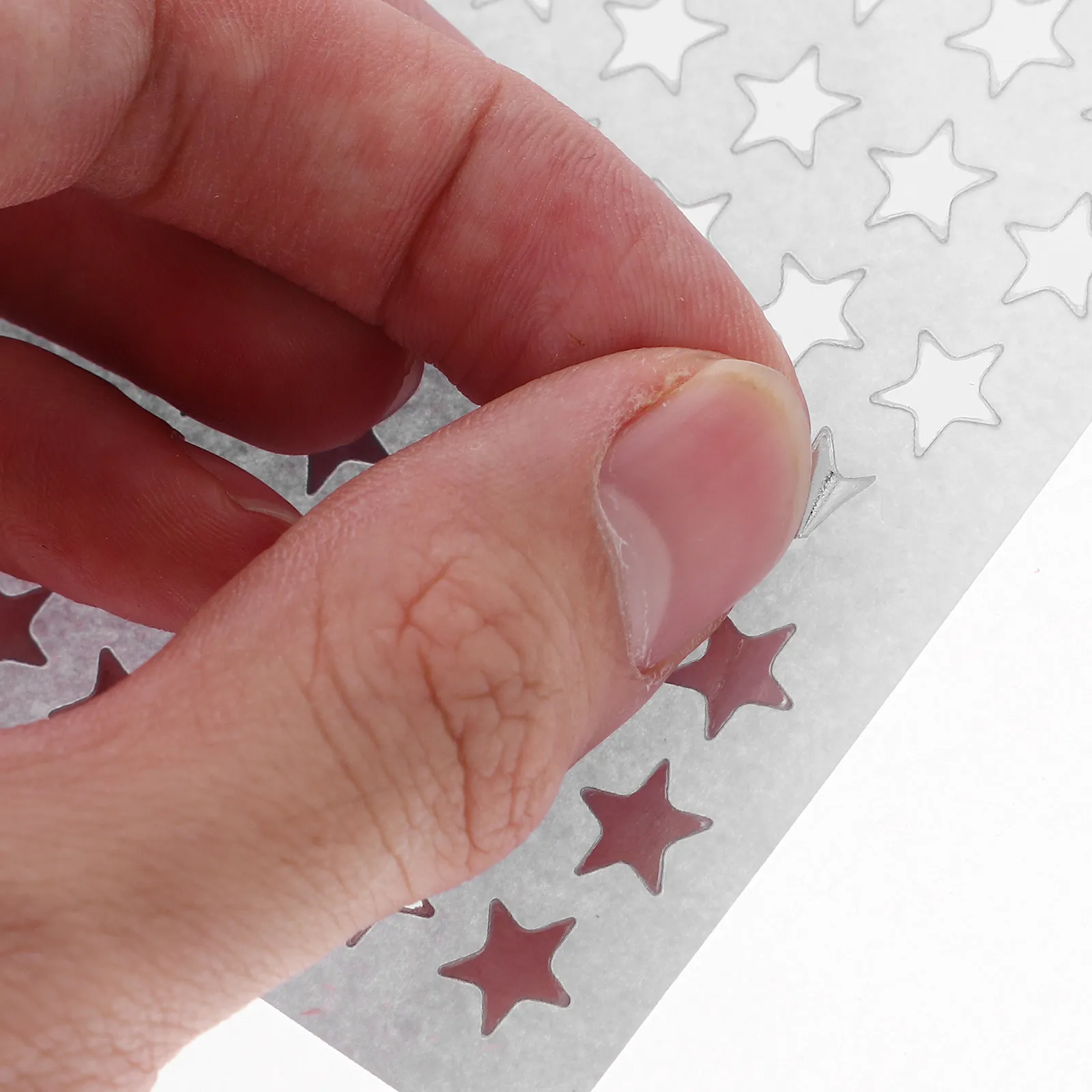 10Sheets Pentagram Reward Stickers Star Shaped Self Adhesive Decals for School Home Office Use Encouraging Motivational