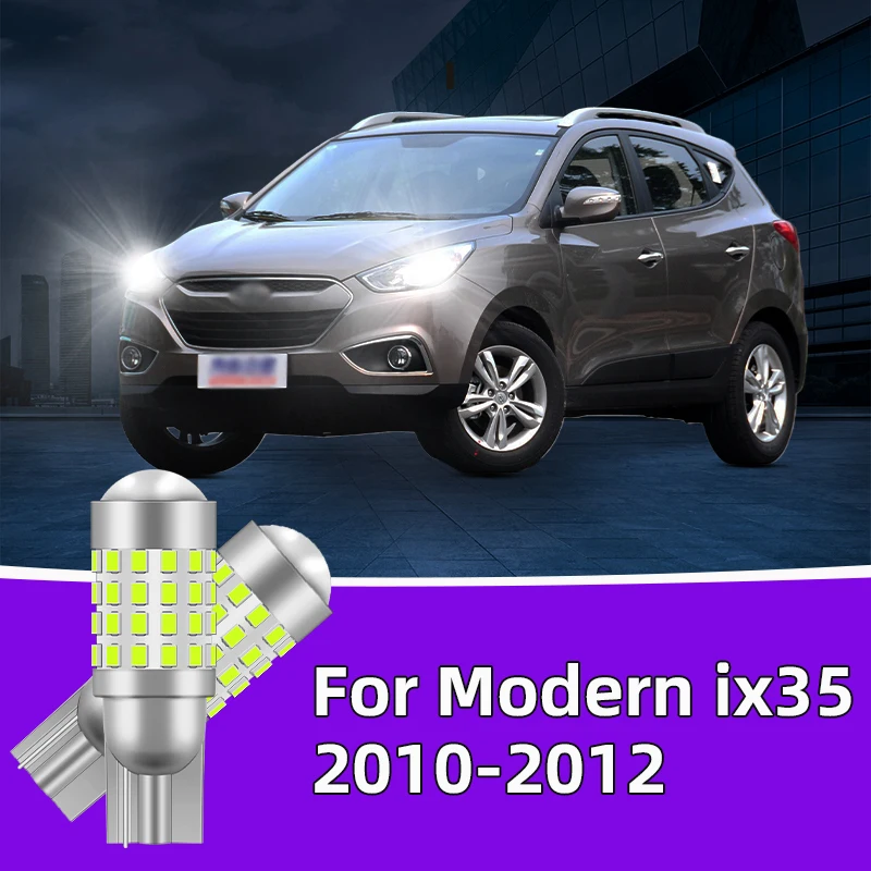 

2PCS For Modern ix35 2010-2012 Car Led Bulb T10 W5W 194 width lights side marker position Signal Lamp 12V 24V Clearance Lights