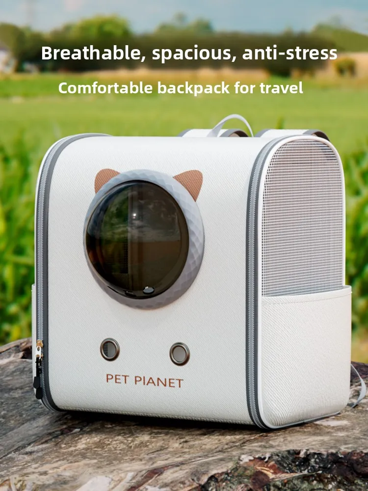 

Портативная 720 Большая Capaci Дышащая сумка с двойным плечом для путешествий на открытом воздухе Товары для домашних животных Сумка для книг для собак Spacecrt De...