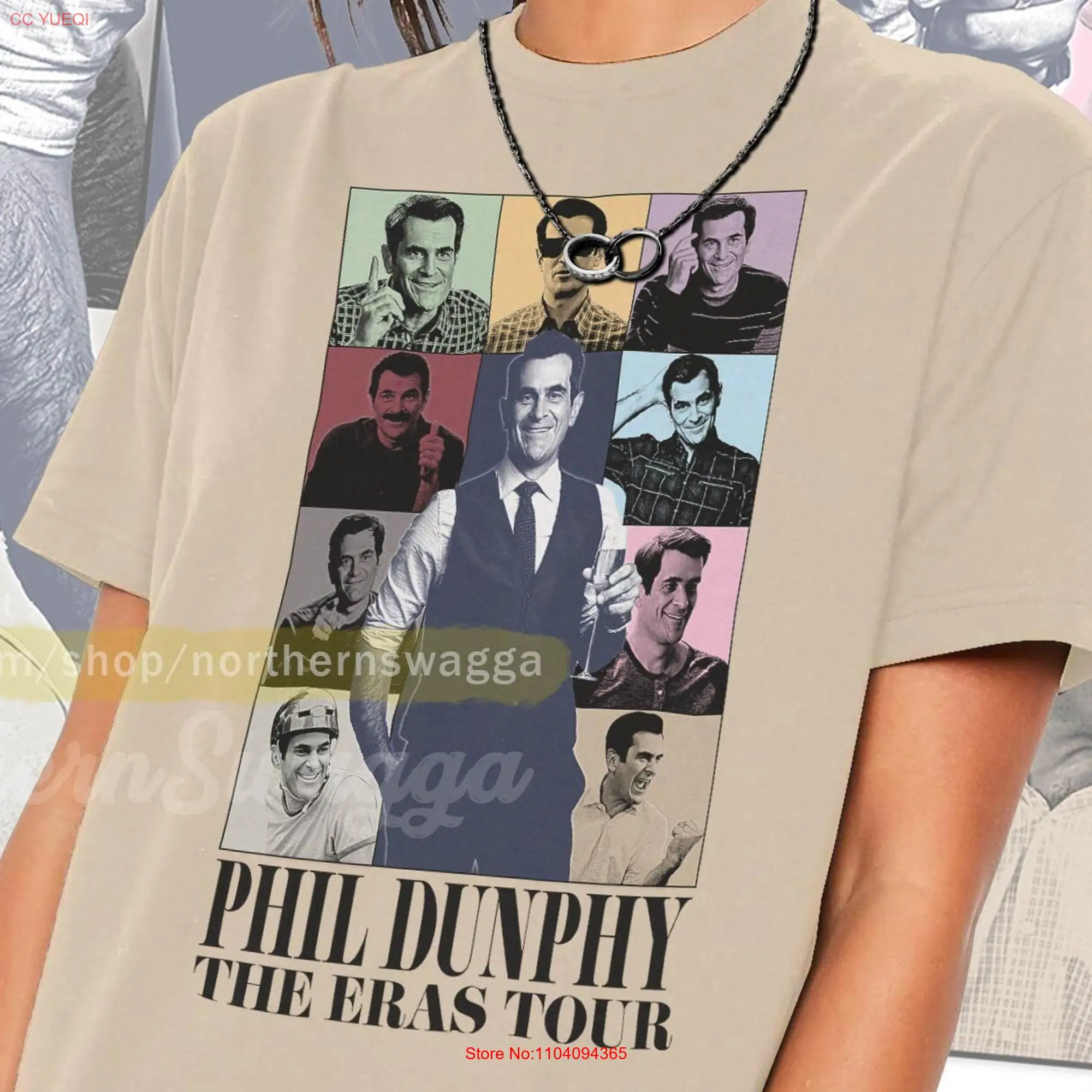 Phil dunphy tour shirt cool fan art t 90s poster 414 tee long or short sleeves