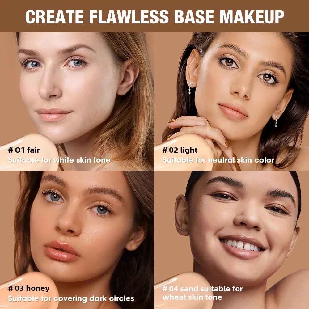 O.TWO.O Concealer Makeup Base Matte Lightweight Waterproof Eyes Dark Circles Foundation Cream Face Concealer Comestics