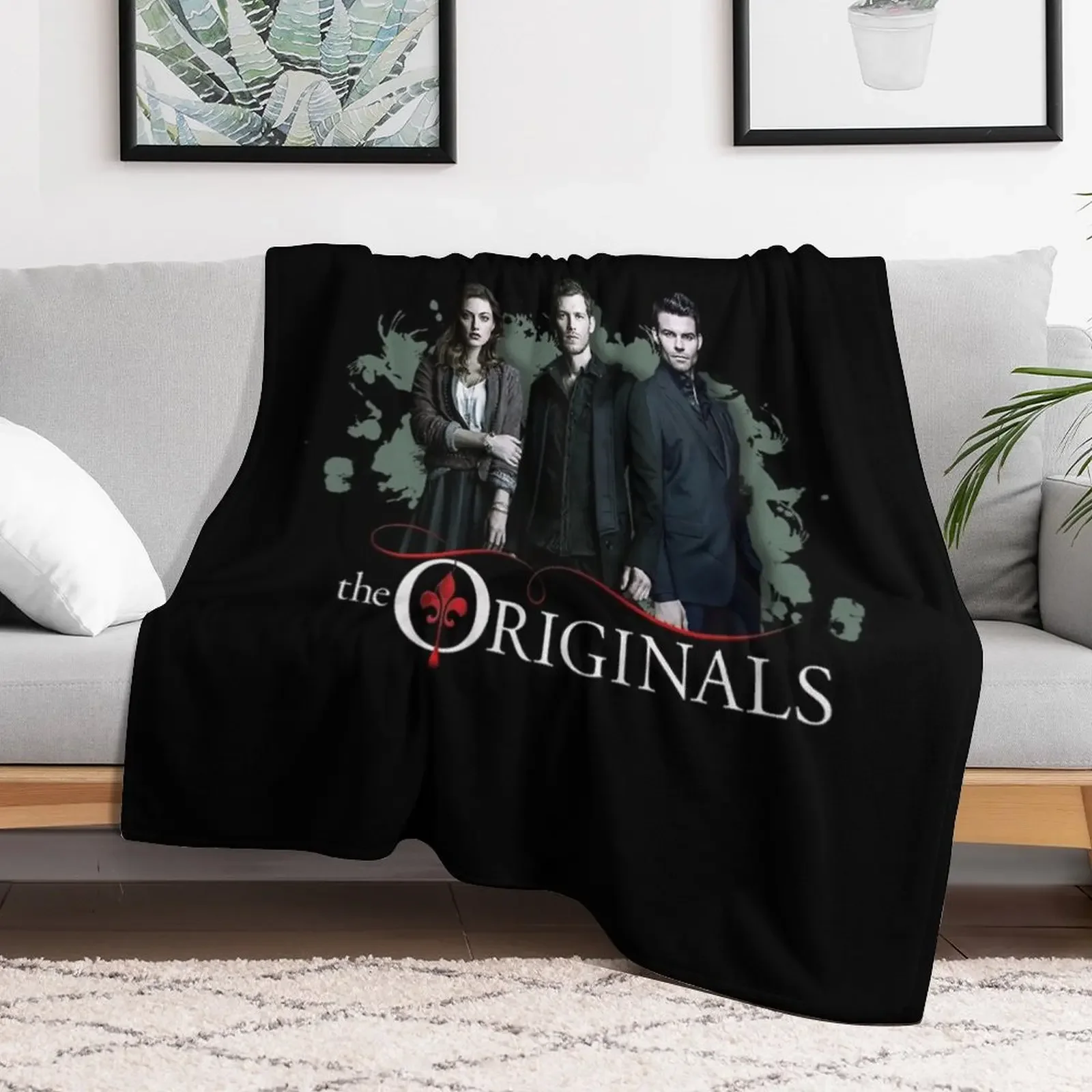 The Originals - Klaus, Hayley and Elijah Throw Blanket All Season Lightweight Soft Blanket for Bed