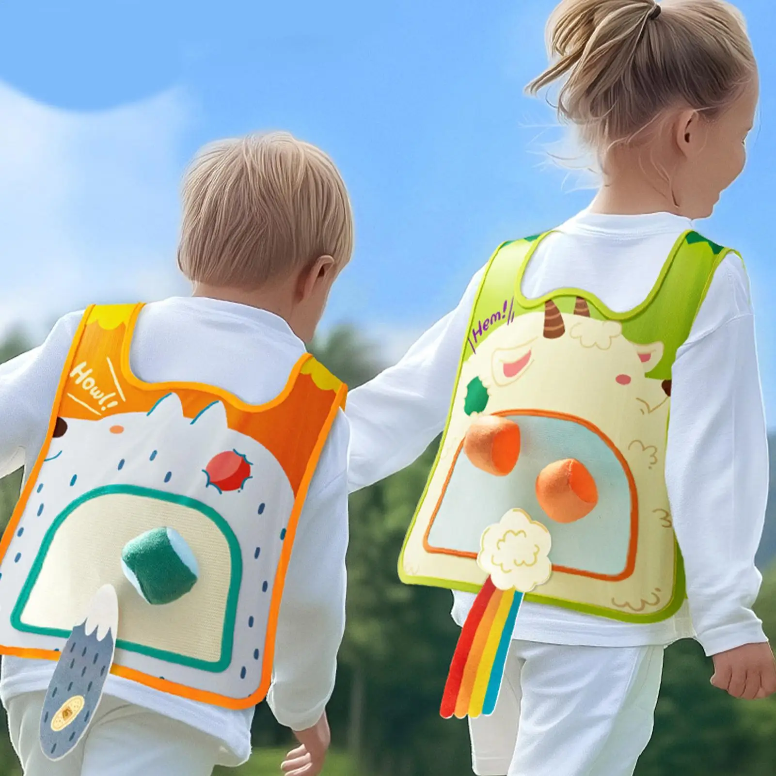 ชุดเกมโยนจับลูกบอล ของเล่นเสริมพัฒนาการ ลูกบอลเหนียวสำหรับเด็ก เกมโยนสำหรับเล่นกลางแจ้ง สนามหญ้า ชายหาด ริมสระน้ำ และตั้งแคมป์