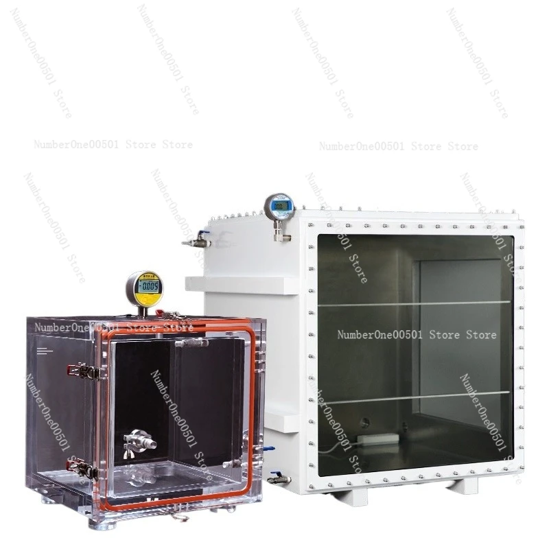 Stainless Steel Vacuum Degassing Chamber Vacuum Defoaming Box for Epoxy Resin Silicone Lab Use