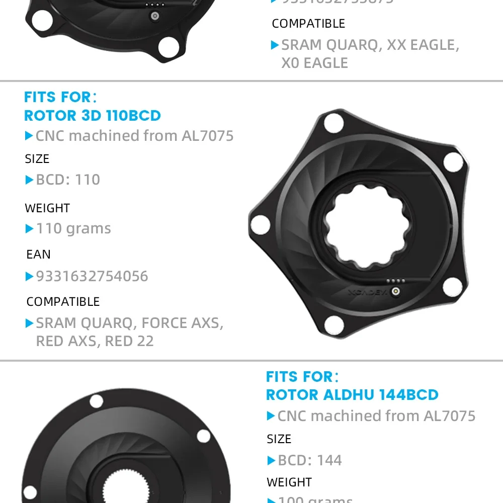 Potenciómetro de araña XCADEY X-POWER – Shimano, SRAM, ROTOR y Easton Potenciómetro de araña XCADEY X-POWER – Shimano, SRAM, ROTOR y Easton