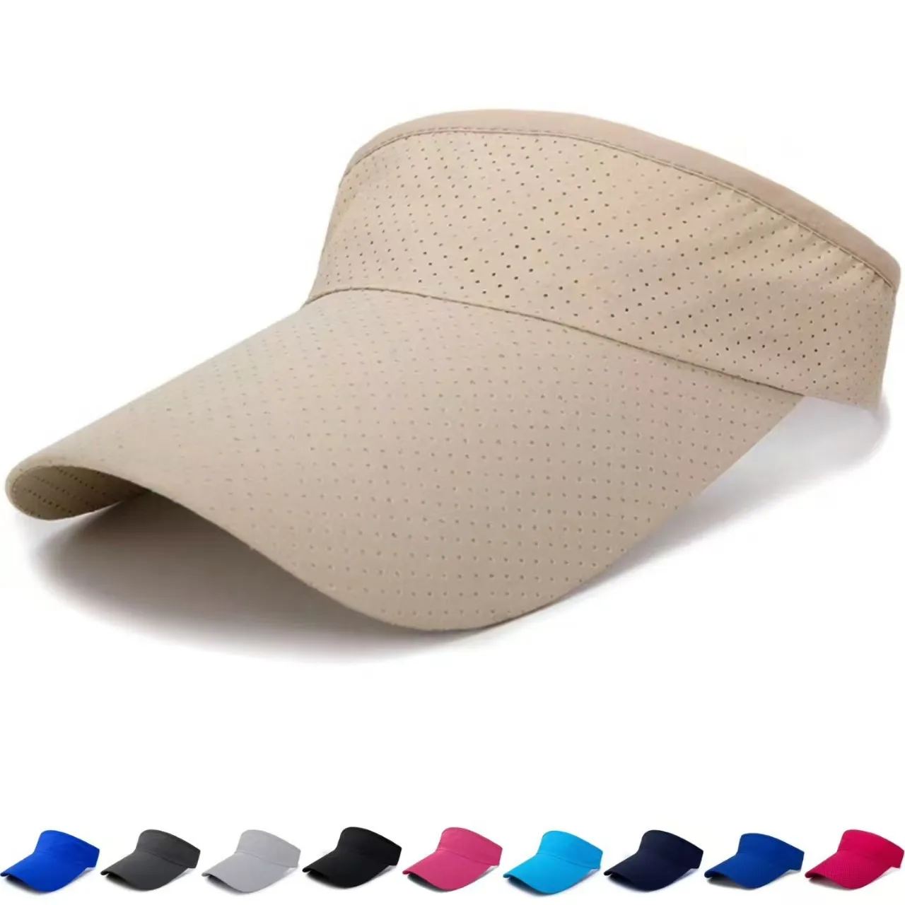 Wholesale Sun Hats for Men and Women—running Sports and Travel UV-protection Hats with Extended Brims Breathable Mesh Panels