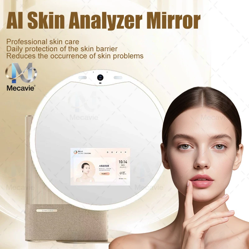 2026 tecnologia mais recente AISIA Q1 3D AI Analisador de pele facial Detecção de problemas de pele Diagnóstico 8 espectro Análise profissional