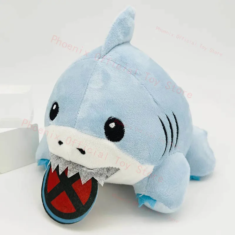 Cute Jeff Plush Toy Cartoon Jeff The Land Shark Stuffed Kawaii Anime Online Star Shark Plushie Soft Room Decor Doll Kids Gift