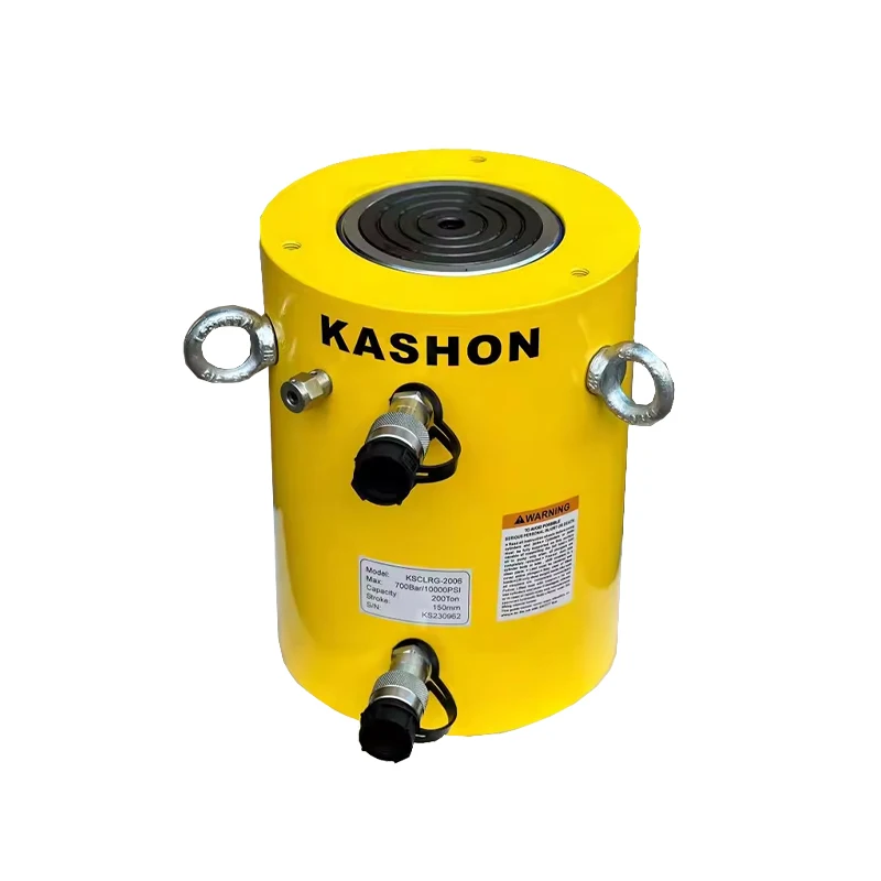 CLRG-2006 200 طن السكتة الدماغية 150 مم أسطوانة هيدروليكية مزدوجة المفعول مقابس عالية Tonnage
