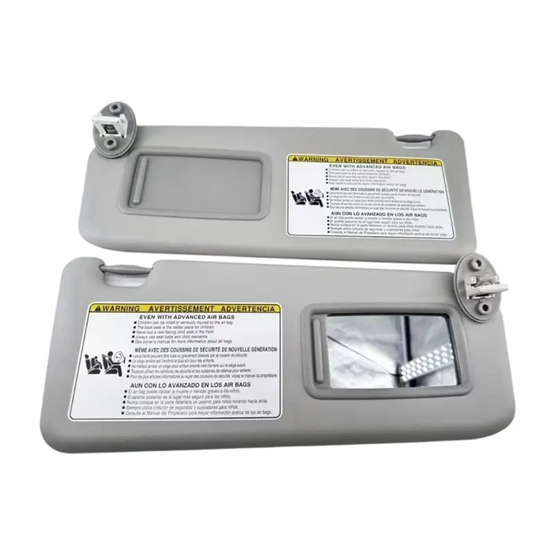 74320-42595-B1 74310-42593-B1 Car Front Left & Right Side Sun Visor Gray For Toyota RAV4 2013-2018-N30R