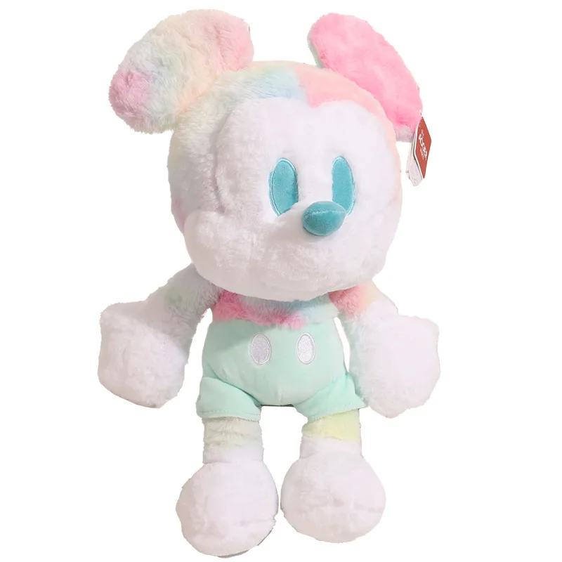 Disney 38cm Anime pluszowy Lilo & Stitch Mickey Minnie Fantasy wata cukrowa zabawki Kawaii Plushie lalki prezenty dla dzieci