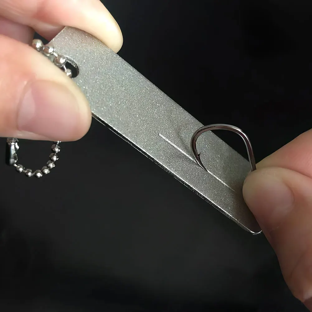 2pcs Fish Filing Machine Fishing Grinding Tool File Angling Accessories Mini Portable Outdoor Camping Hook Sharpener Hook File