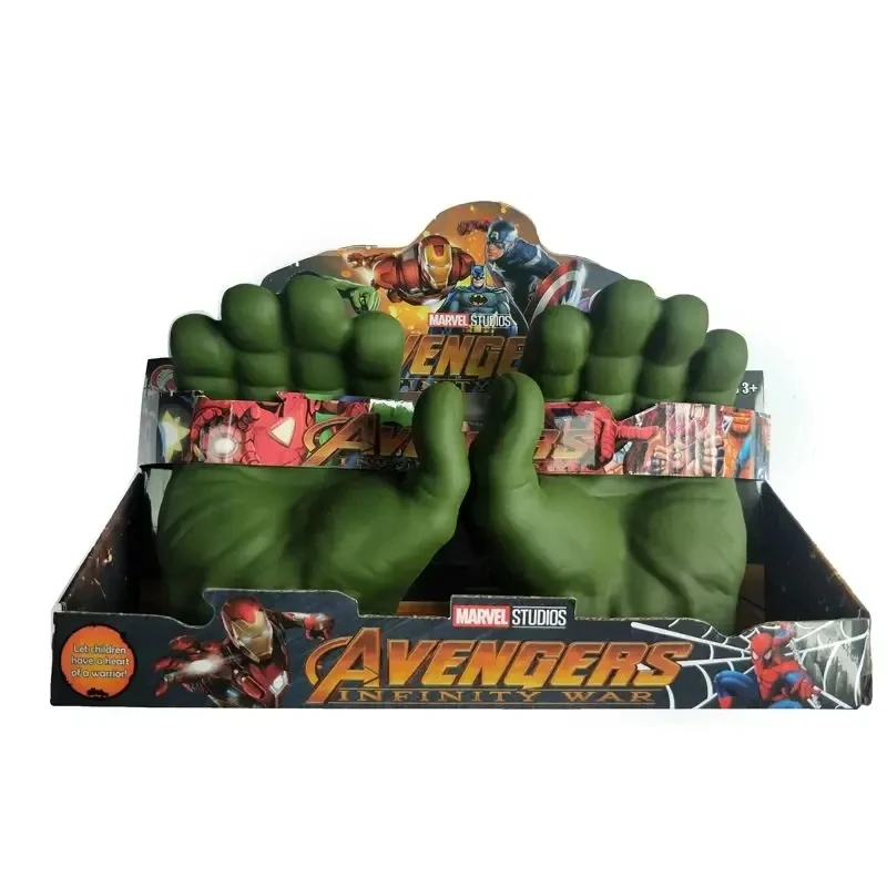 Marvel Avengers Hulk Gloves Figures Toys Hulk Fists Cosplay Gloves Marvel Legends Gamma Grip Gifts For Model Toy Kids Gift