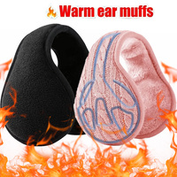 1Pc Winter Thicken Warm Fur Earmuffs for Men Women Velvet Plush Ear Muffs Protector Outdoor Cycling Skiing