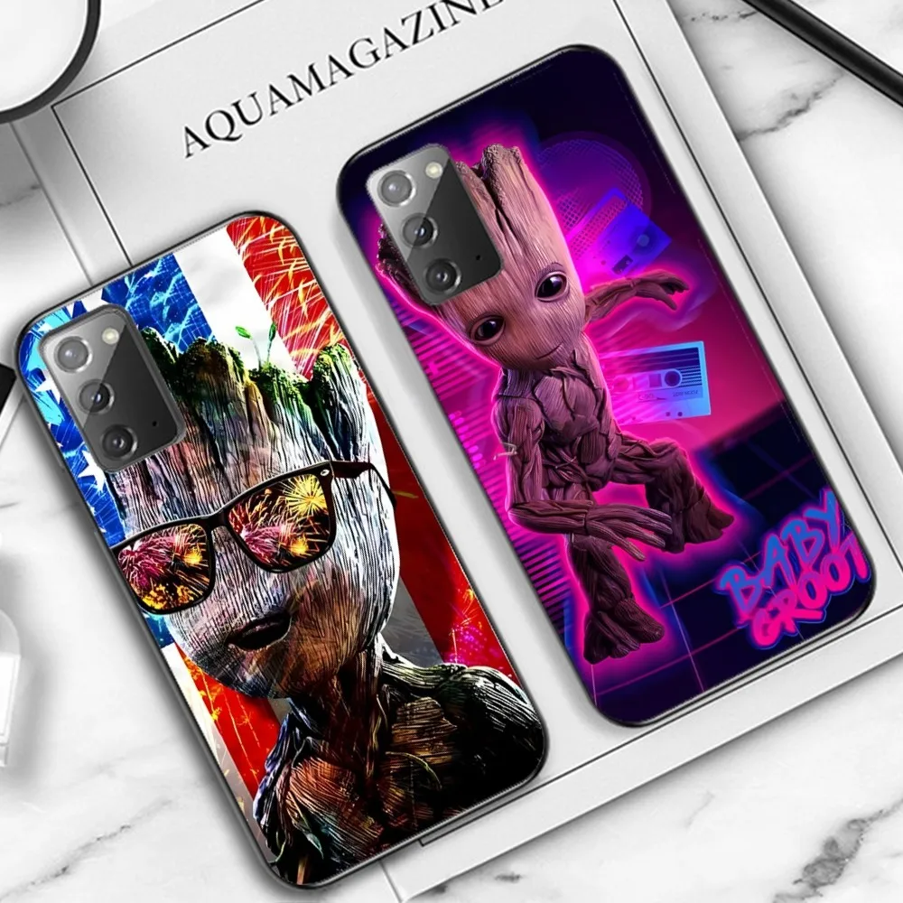 G-Groot-Marvel Avengers Phone Case For Samsung Note 8 9 10 20 Pro Plus Lite M 10 11 20 30 21 31 51 A 21 22 42 02 03