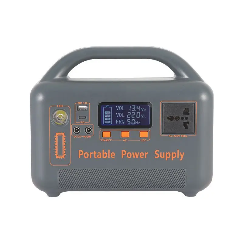 Cross-border New 220V400W LiFePO4 Solar Charging Emergency Lighting Energy Storage Mobile Portable Outdoor Power Supply