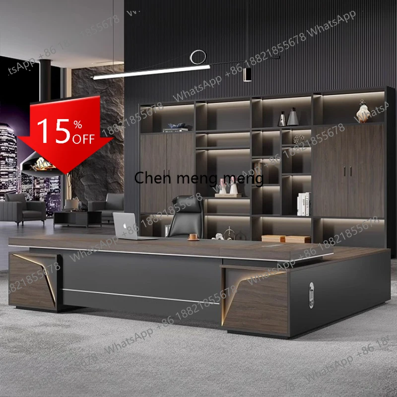 

A139 Safe Fashion Office Desk Interior Minimalist Living Room Computer Executive Office Desk Luxury Meuble Bureau Trendy Furnitu