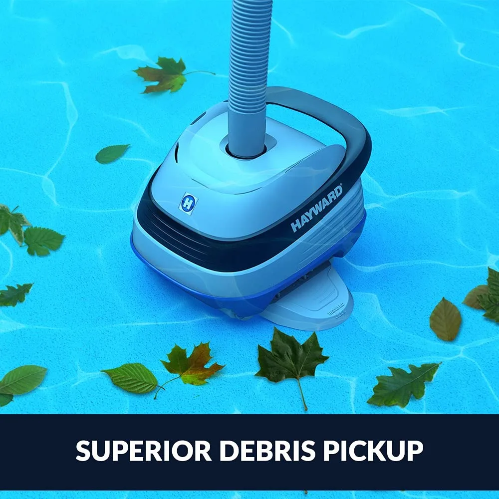 Pool Cleaner for In-Ground Gunite Pools up to 20 x 40 ft. (Automatic Pool Vacuum), White Blue