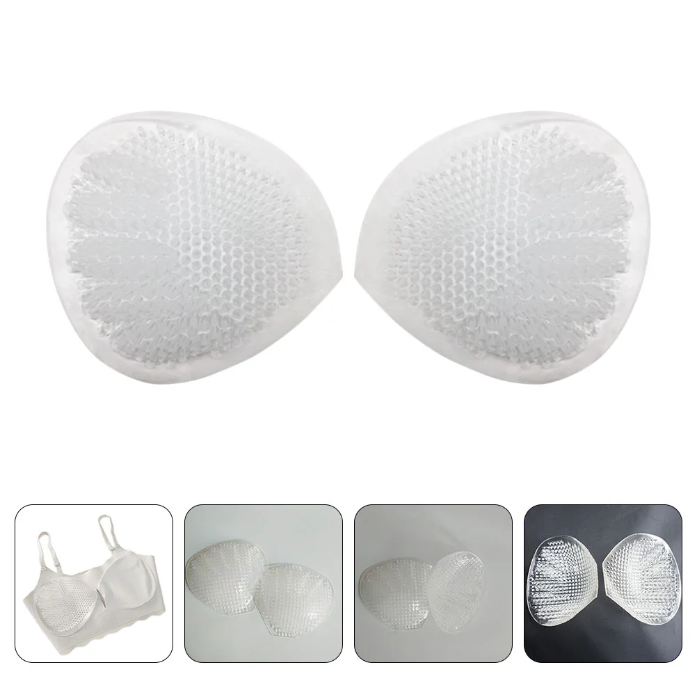 Breathable Chest Pad Women Bra Inserts Removable Detachable Bikini Padding Silica Gel Pads