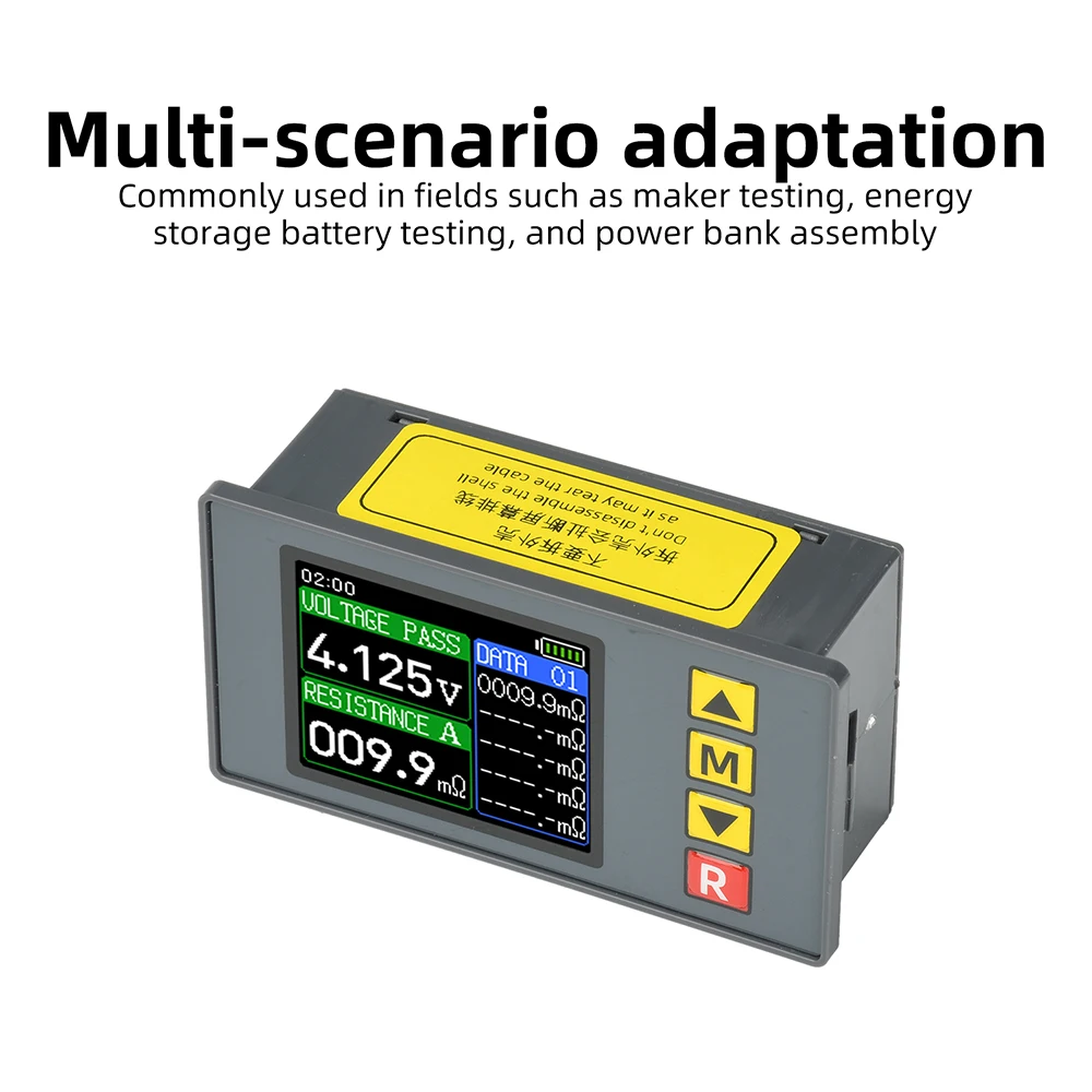 TS607 DC5V High-precision Internal Resistance Meter Tester 1.77-inch TFT Color AC 4-wire Method Lithium Battery Voltmeter Tester view 5