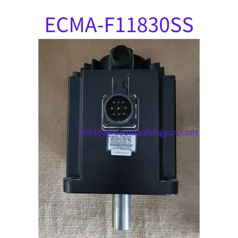 Used 3KW servo with brake motor ECMA-F11830SS Test OK