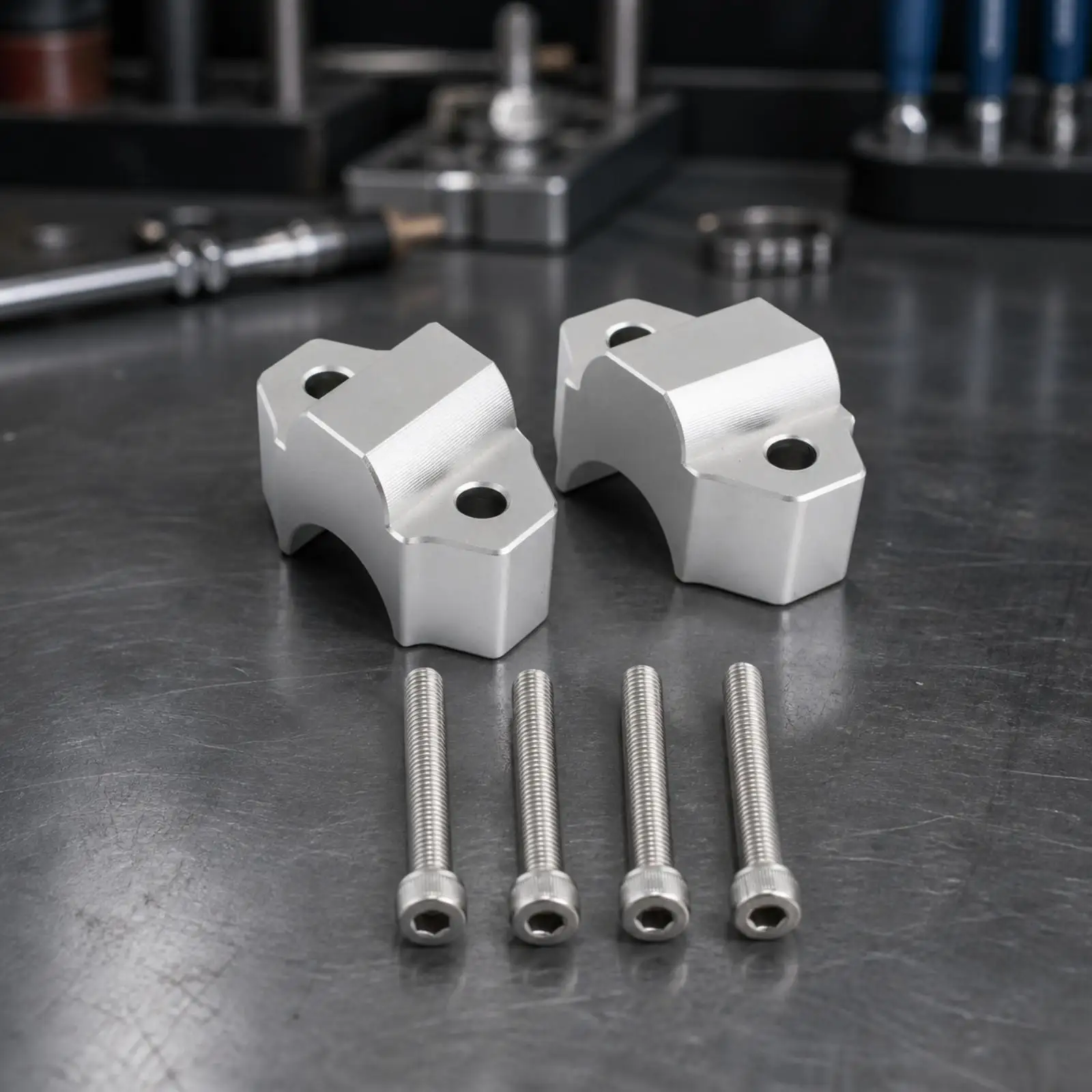 Motorcycle Handlebar Riser 24mm Aluminum Alloy Lift Block for Yamaha MT Series XT1200Z XJR1300
