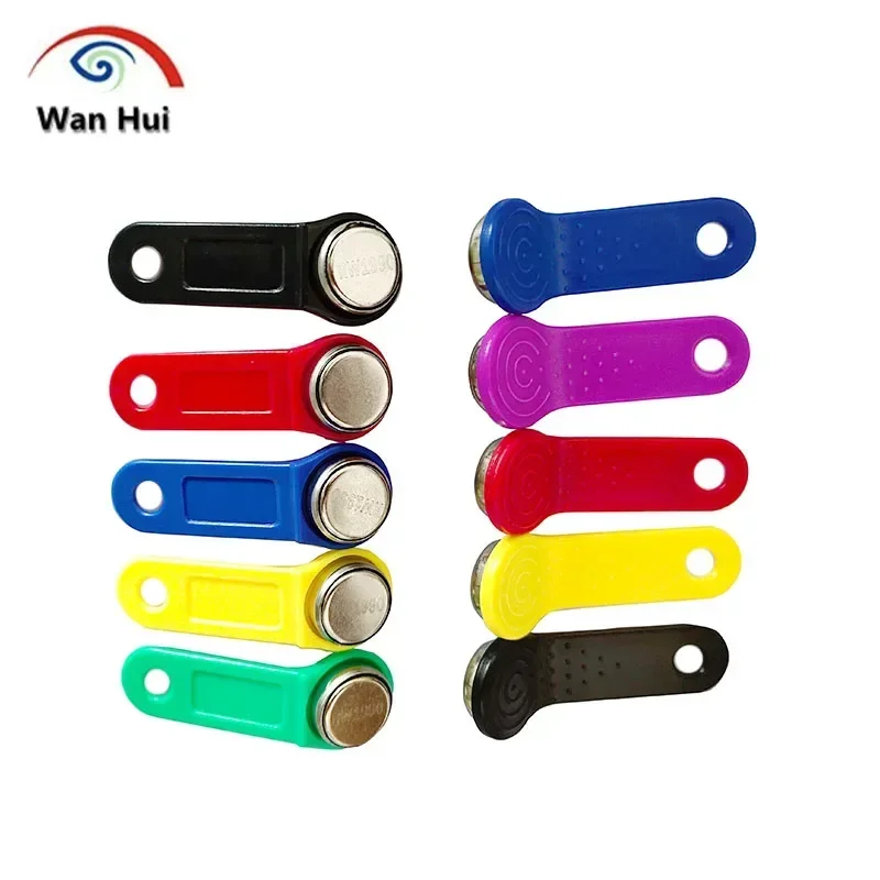 재기록 가능 RFID 태그 카드, 터치 메모리 키, 프로그래밍 가능, 달라스 사우나 카드 홈 복사, RW1990 F5, DS1990A 열쇠 고리, 100 개