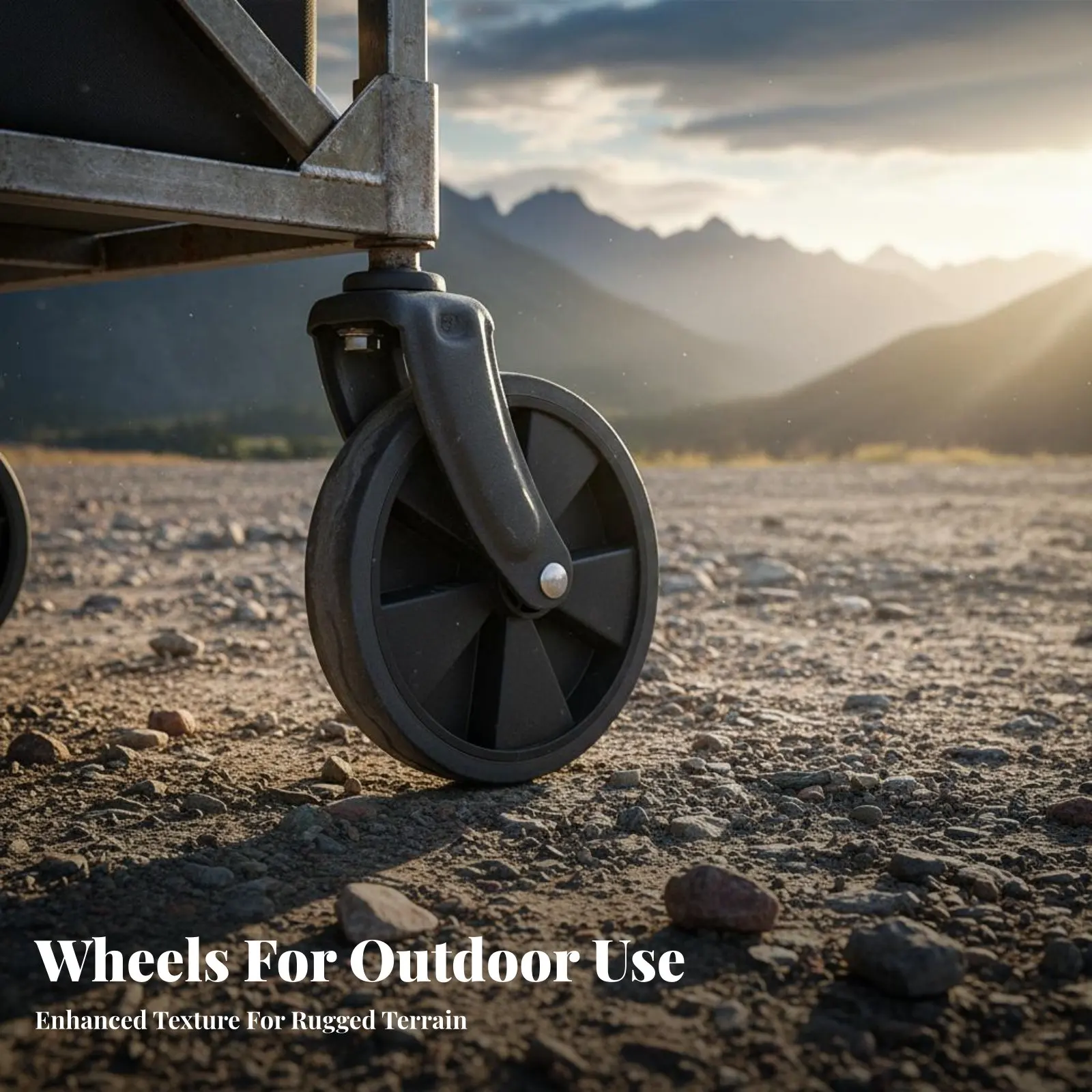 

Narrow Wagon Wheel Easy to Install Trolley Prong Foot