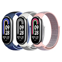 Bracelet for Mi Band 8 9 Strap miband 8 Watch band Nylon Sport Wrist Replacement belt pulsera Correa for xiaomi Mi band 9 bands