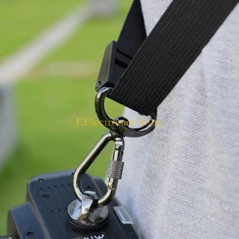 B03C High Strength Imported Nylon Camera Strap Double U Metal Clasps Secure Hold Durability Construction