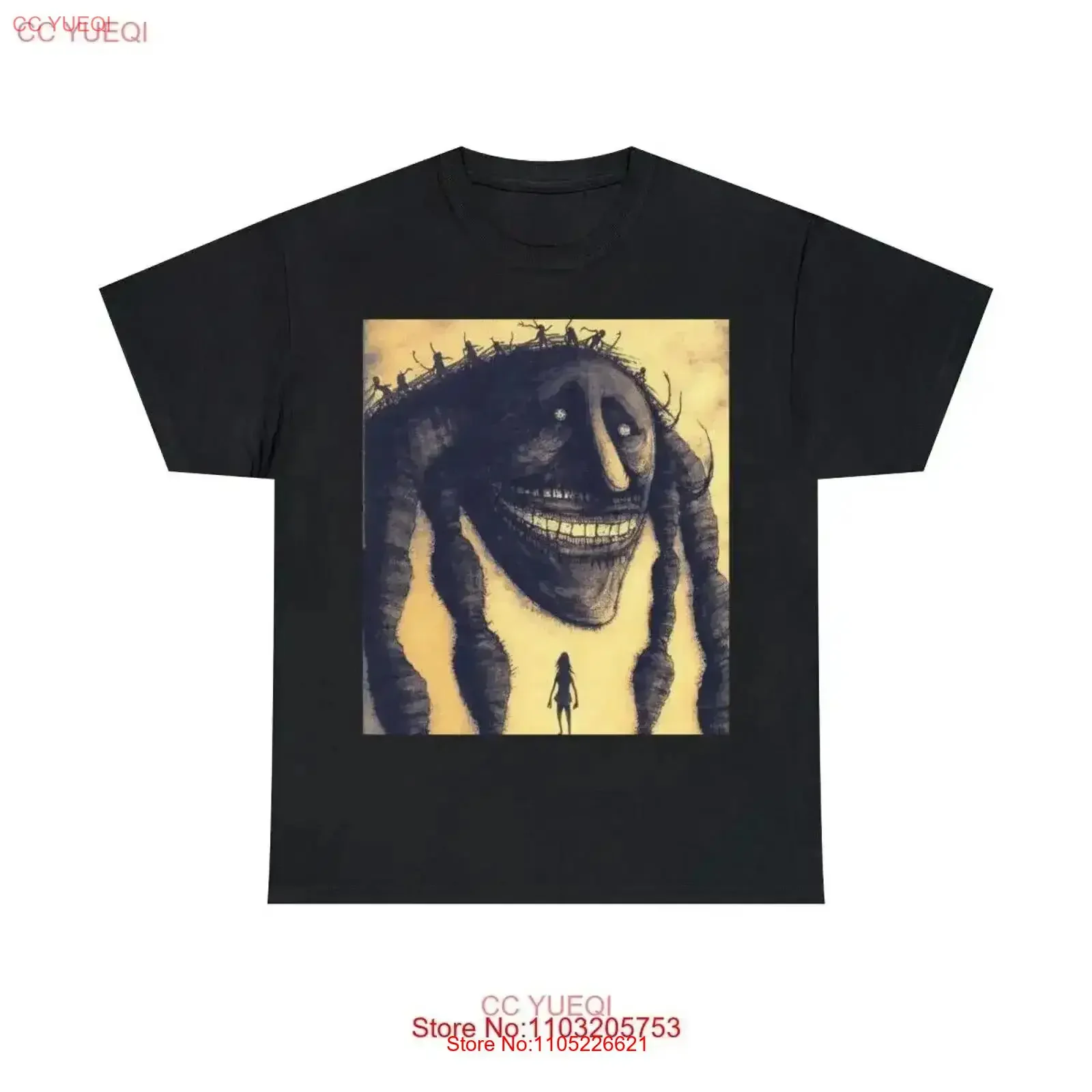 Scary Dark Fantasy Horror T Shirt Death Metal Disturbed Streetwear Emo Retro vintage Washed Comfortable Stylish vintage Washed