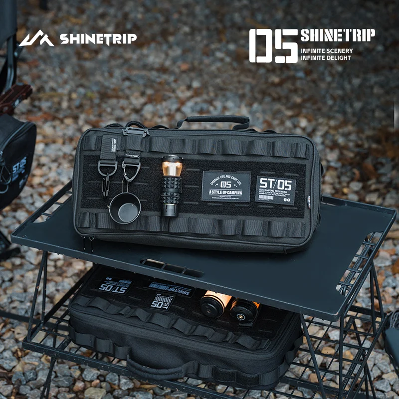 Outdoor Tactical EDC Molle Bag ShineTrip Camping Side Hook Pack Portable Durable Oxford Storage Bag Replaceable Module Organizer