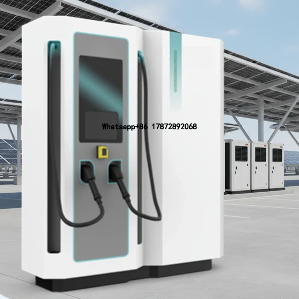 New DC EV Charging Station with CCS2 Interface All-in-One Solar Energy Storage System