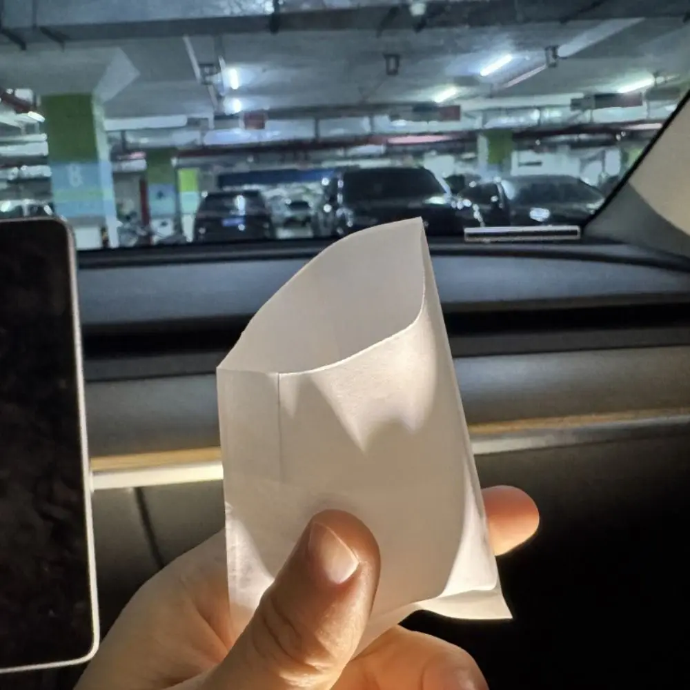 

500Pcs Envelope Style Disposable Paper Cups Dustproof Mini Office Water Cup with Cup Holder Leakproof Throwaway Mouthwash Bag