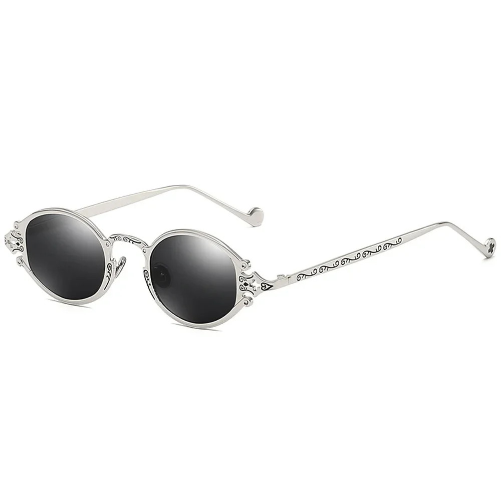 2025 Metal Steampunk Sunglasses Men Women Fashion Round Glasses Brand Design Vintage Sun Glasses High Quality Oculos de sol