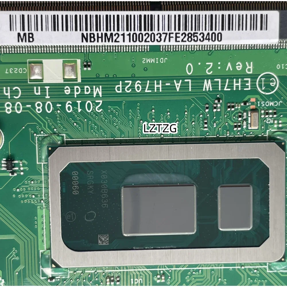 Motherboard For Acer Aspire 3 A315-54 A317-51 LA-H792P Laptop Mainboard CPU I5-10210U SRGKY 4G RAM DDR4 NBHM211002