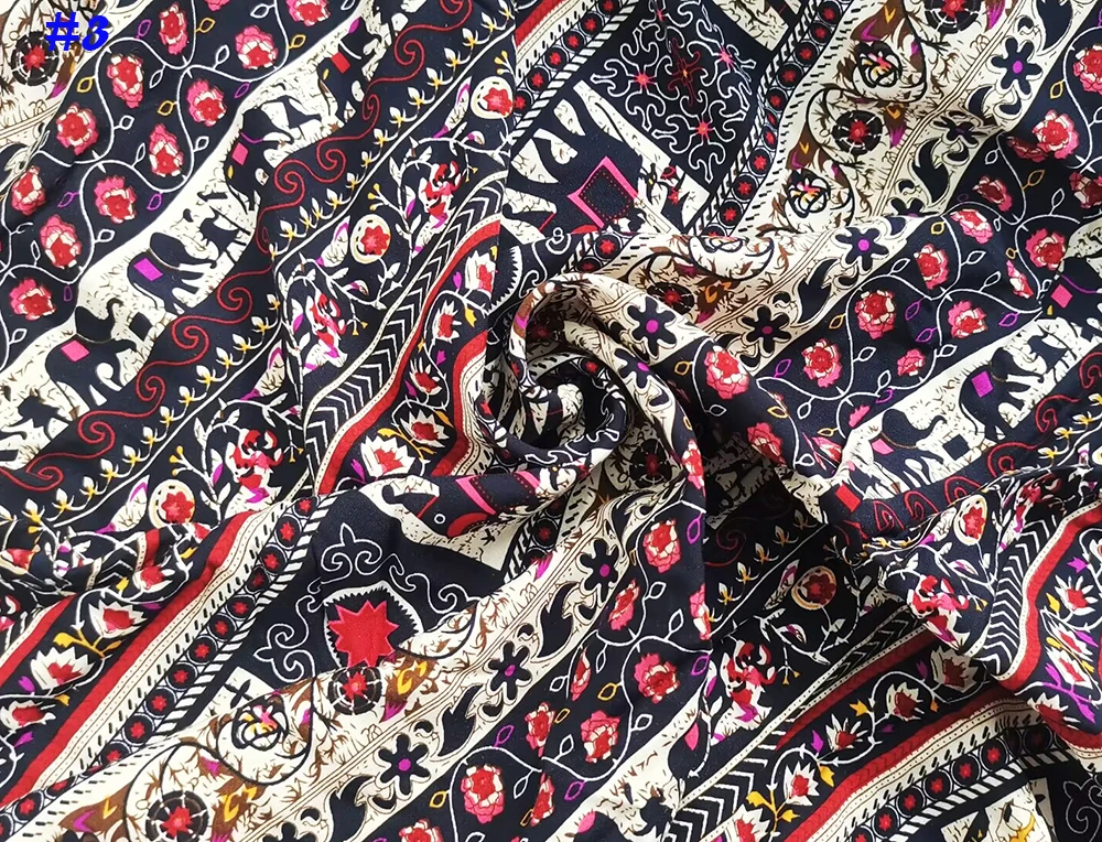 1 Meter X 1,35 Meter Hochwertiger Viskose-Stoff Rayon-Popeline Kleider- und Hemdenmaterial Großhandel – Detail 5