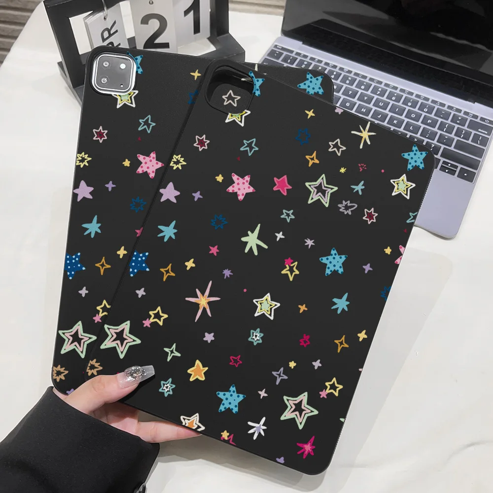Colorful Stars Case For iPad A16 10th 11th Gen iPad Pro 11 2025 12.9 13 10.5 9.7 iPad Mini 4 2024 8.3 iPad Air 13 11 2 9.7 Cover