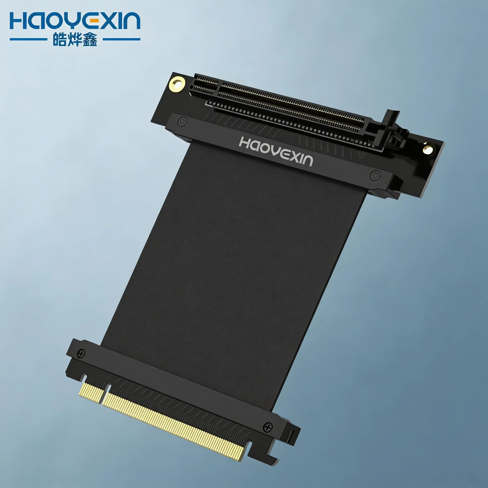 

Turn left PCI Express 16x Flexible Cable Card High Speed Extension Port Adapter Card PCIe 3.0 X16 Riser For Mining Miner 270°