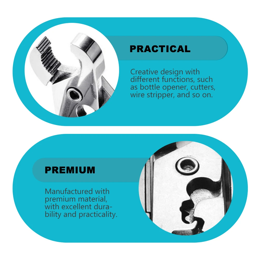 

Outdoor Multi-Tool Plier Stainless Steel Folding Multi-Use Camping Tool Durable Wear Resistant Lightweight Survival Gear For