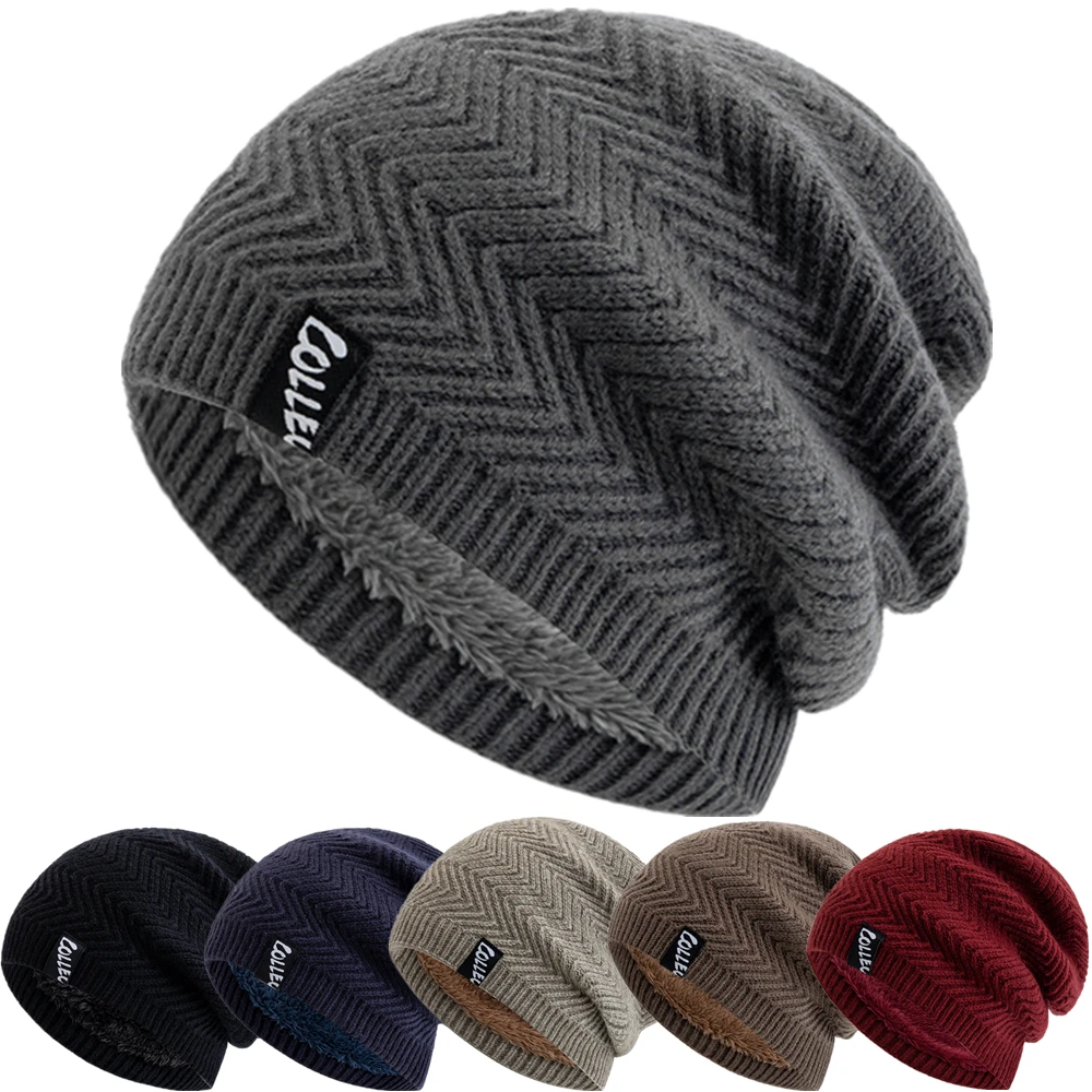 New Style Unisex Keep Warm Winter Hats Arrow Pattern Fashion Men Women Ski Beanie Hat Casual Decor Winter Knit Cap
