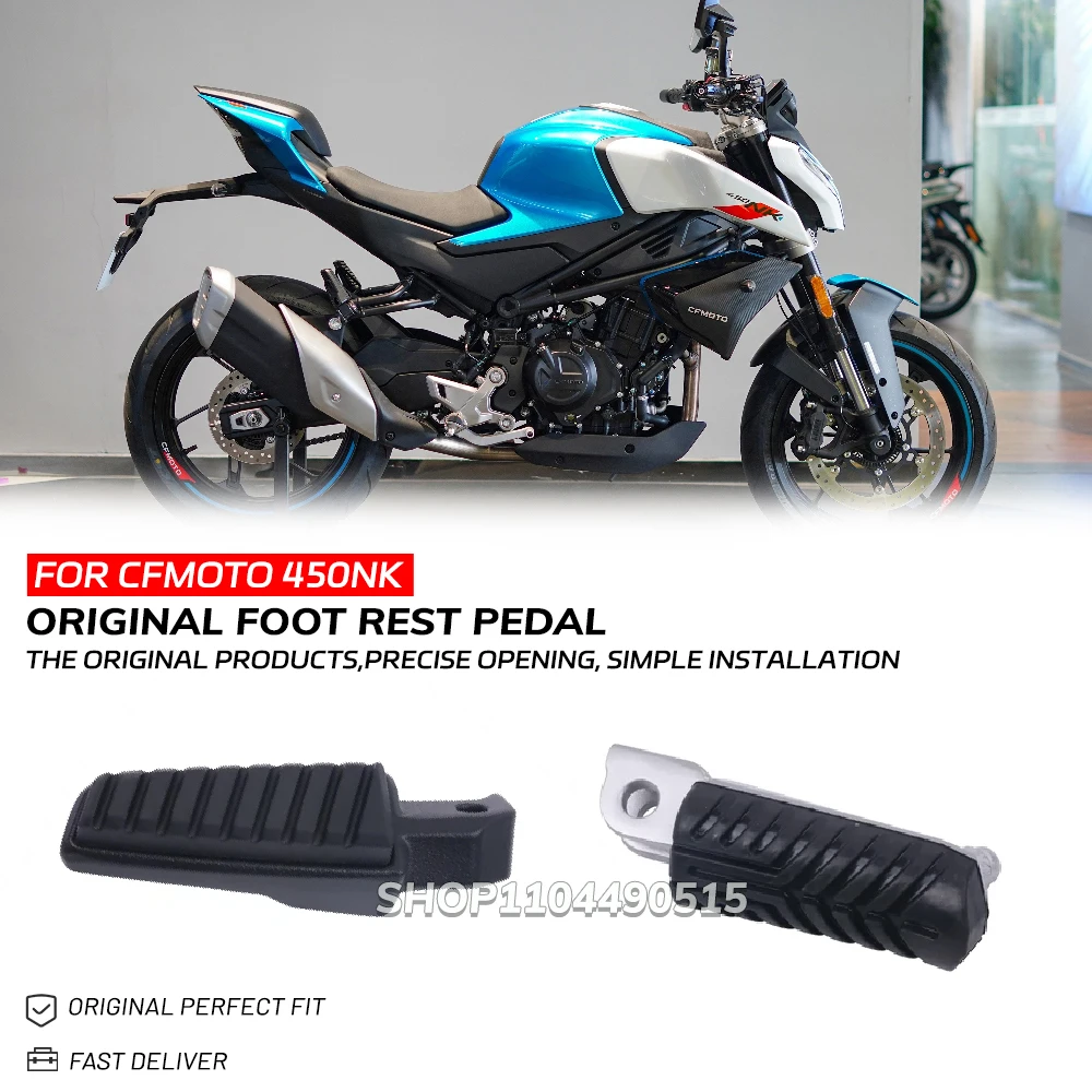 

FOR CFMOTO Motorcycle Accessories 450NK 450 NK Front and Rear Foot Pedals Foot Rest Stands Left and Right Foot Pedals Pedal