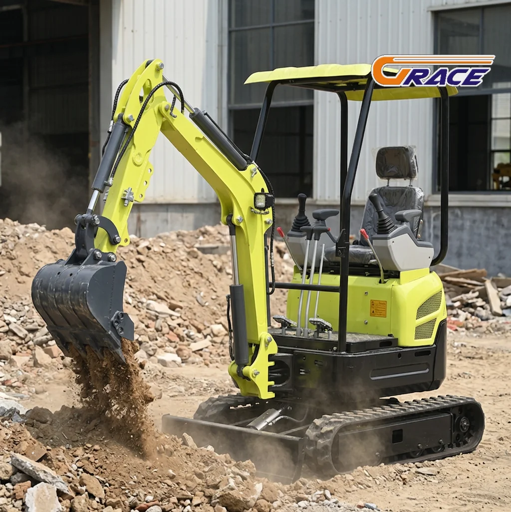 

Customize Mini Crawler Excavator 1ton 1.5ton 2ton Small Hydraulic Excavator for Farm Garden Construction