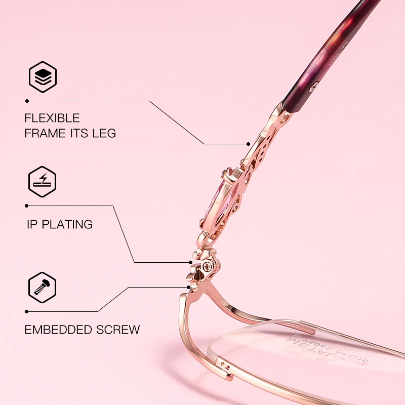 ZIROSAT 75045 NEW Optical Glasses Acetate Alloy Full-rim Frame Prescription Eyeglasses Rx Men Glasses for Male Eyewear