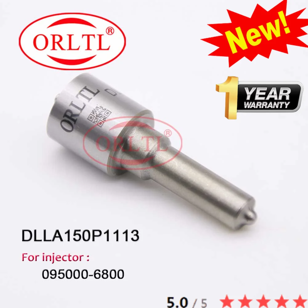 ORLTL Nozzle DLLA150P1113 Common Rail Injector Kits 093400-1113 for Diesel Injector 1J500-53051 095000-6800 095000-9690