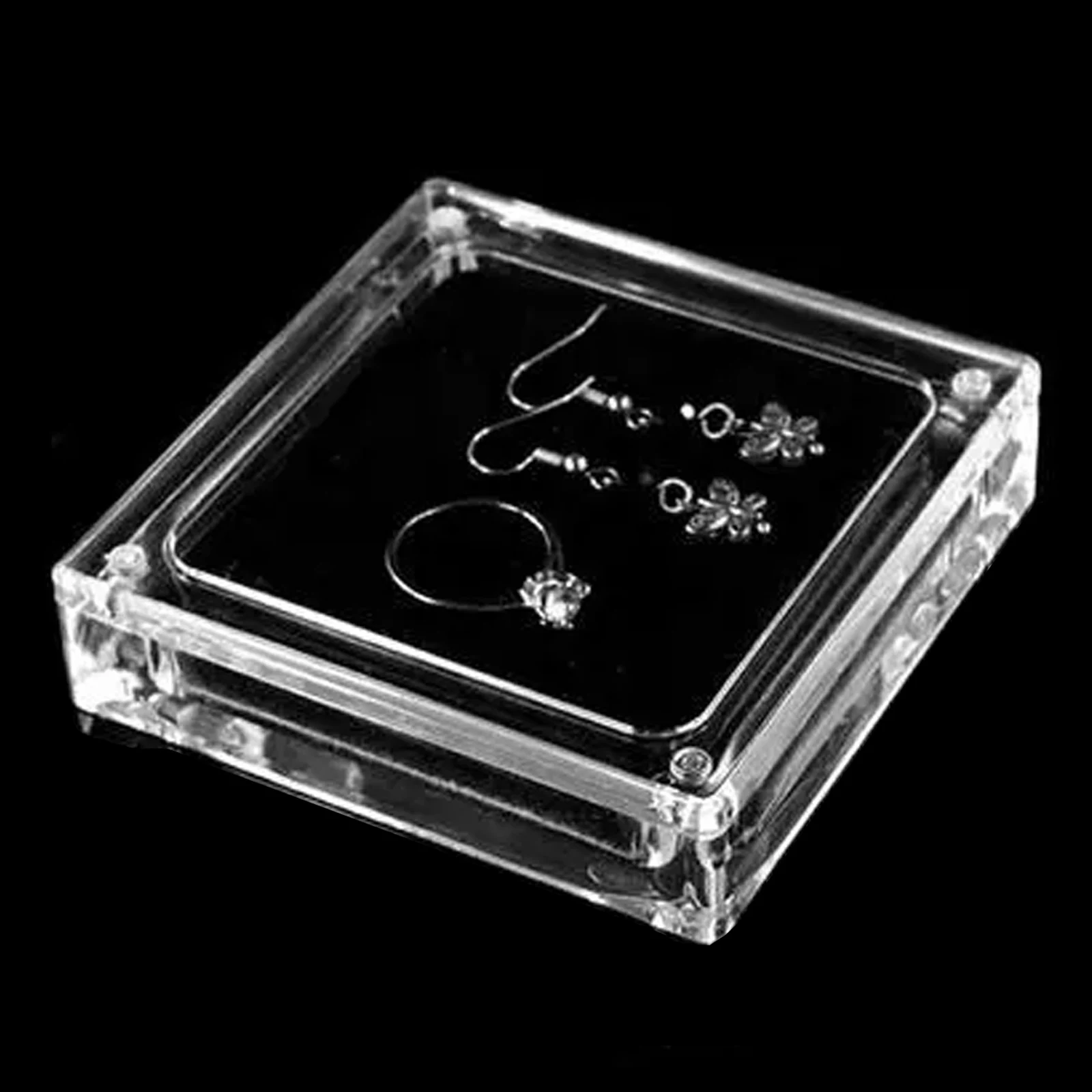 

Jewelry Display Box Exquisite Acrylic Gem Box Display Case Necklace Jewelry Storage Holder Accessories Versatile Storage Case