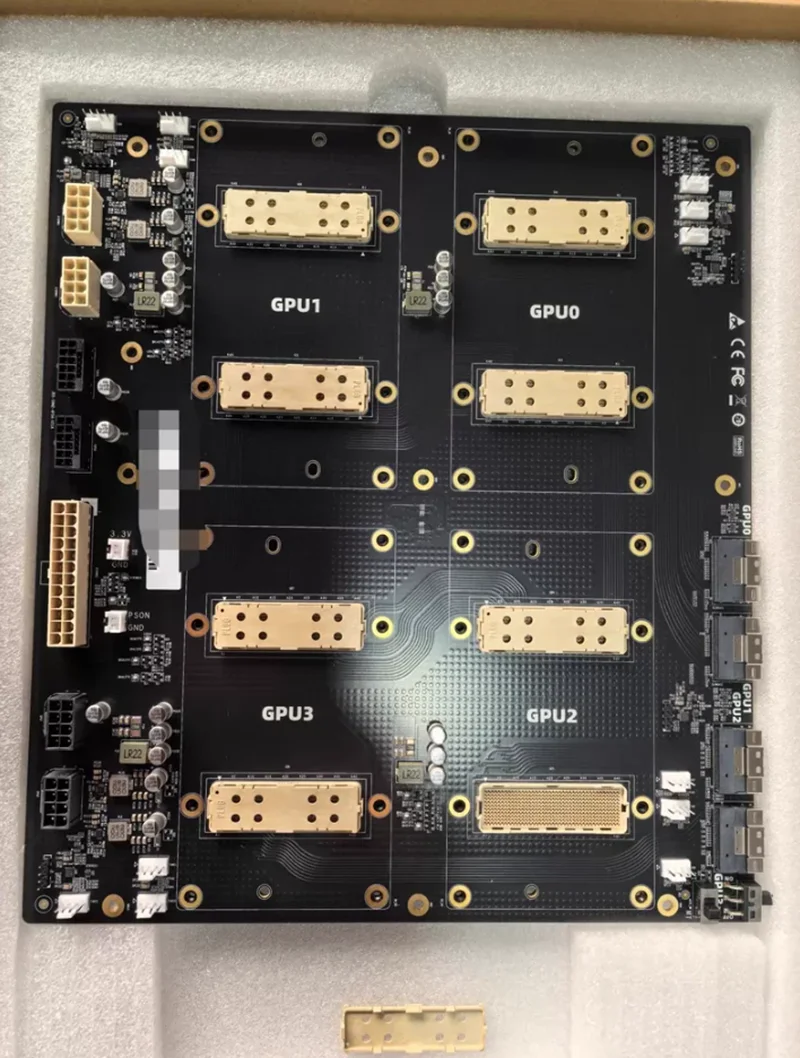 V100 4-card Quad-GPU SXM2 300G NVLINK 300GB/s Interconnection Baseboard Solution