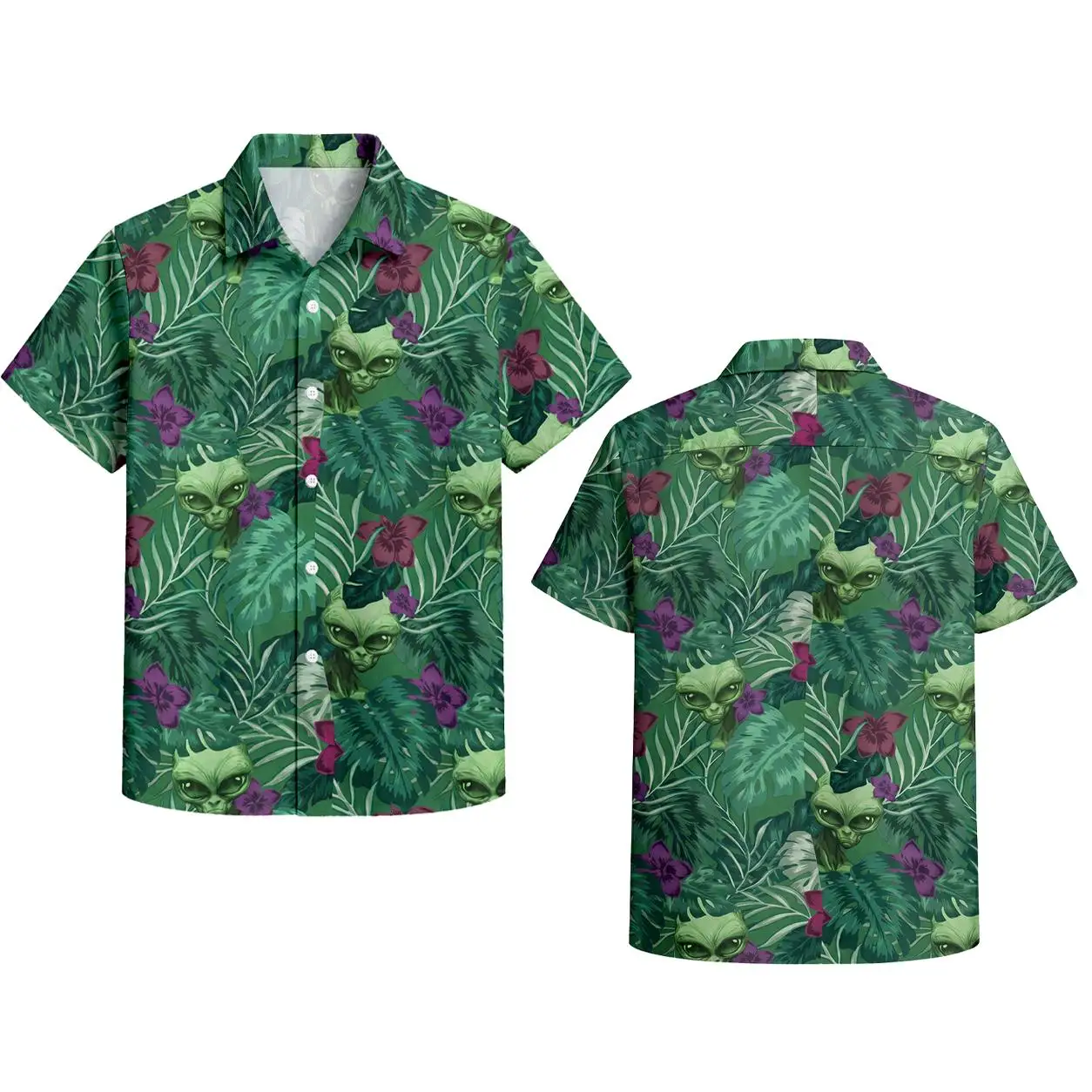 2026 New Game Merch Shirt Summer Grand 6 Hawaiian Style Cosplay Costume Men Tropical Print Button Down Casual Beach Shirts