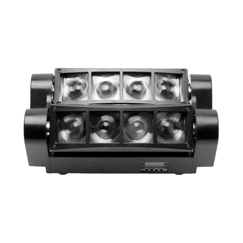 Moving Head Light 8x10W LED Beam DJ Light RGBW Sound Control and DMX-512 For Party Bar Festival Disco Show Wedding Event Stage